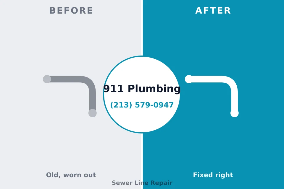 Before and after: plumbing company Montgomery, IL